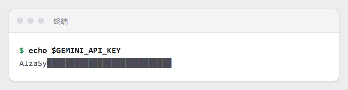 Checking the environment variables in a terminal